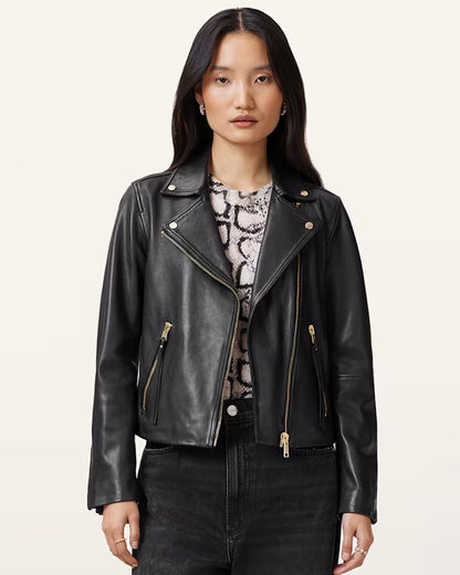 AllSaints Dalby Leather Jacket Buy