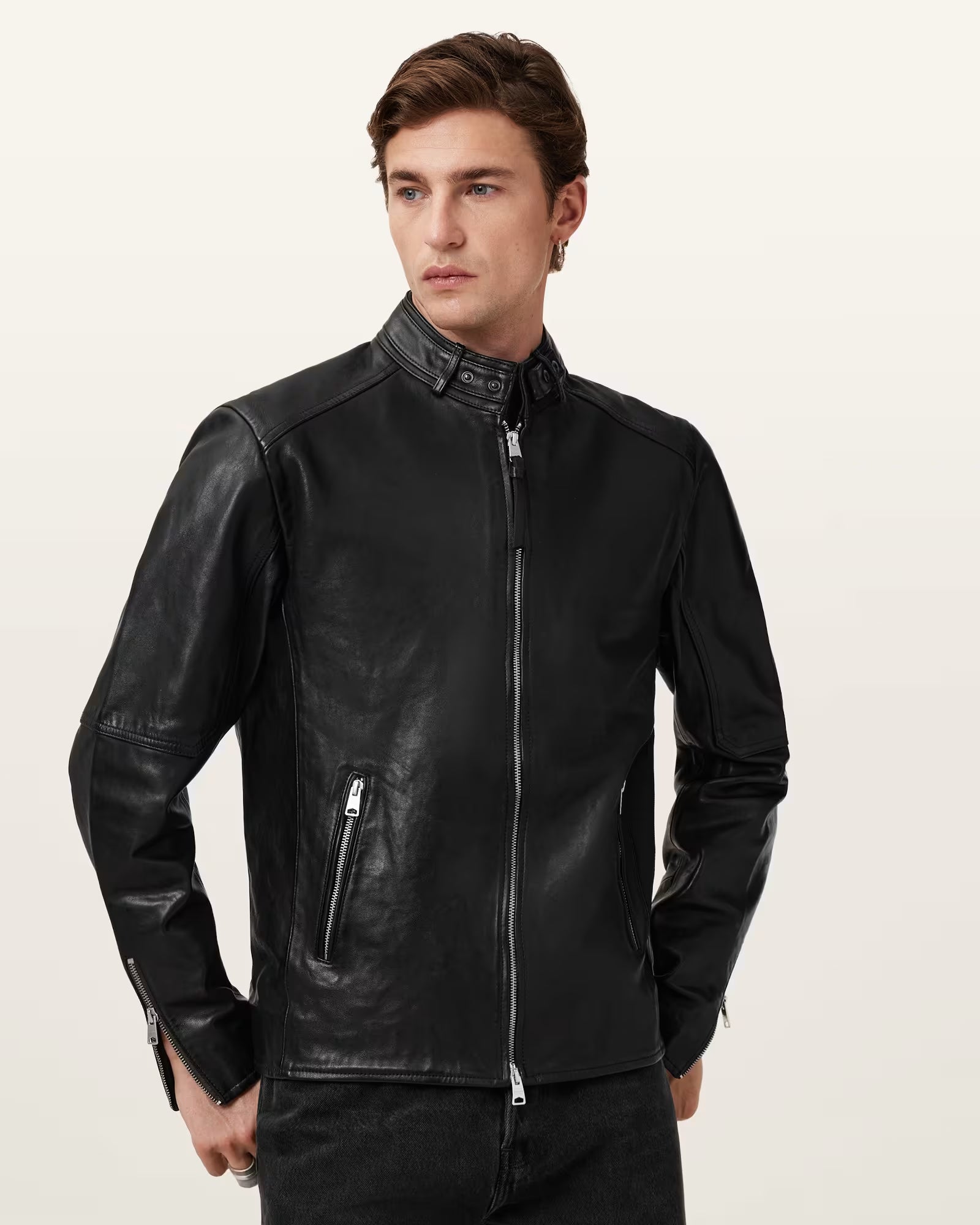 All Saints Cora Leather Jacket