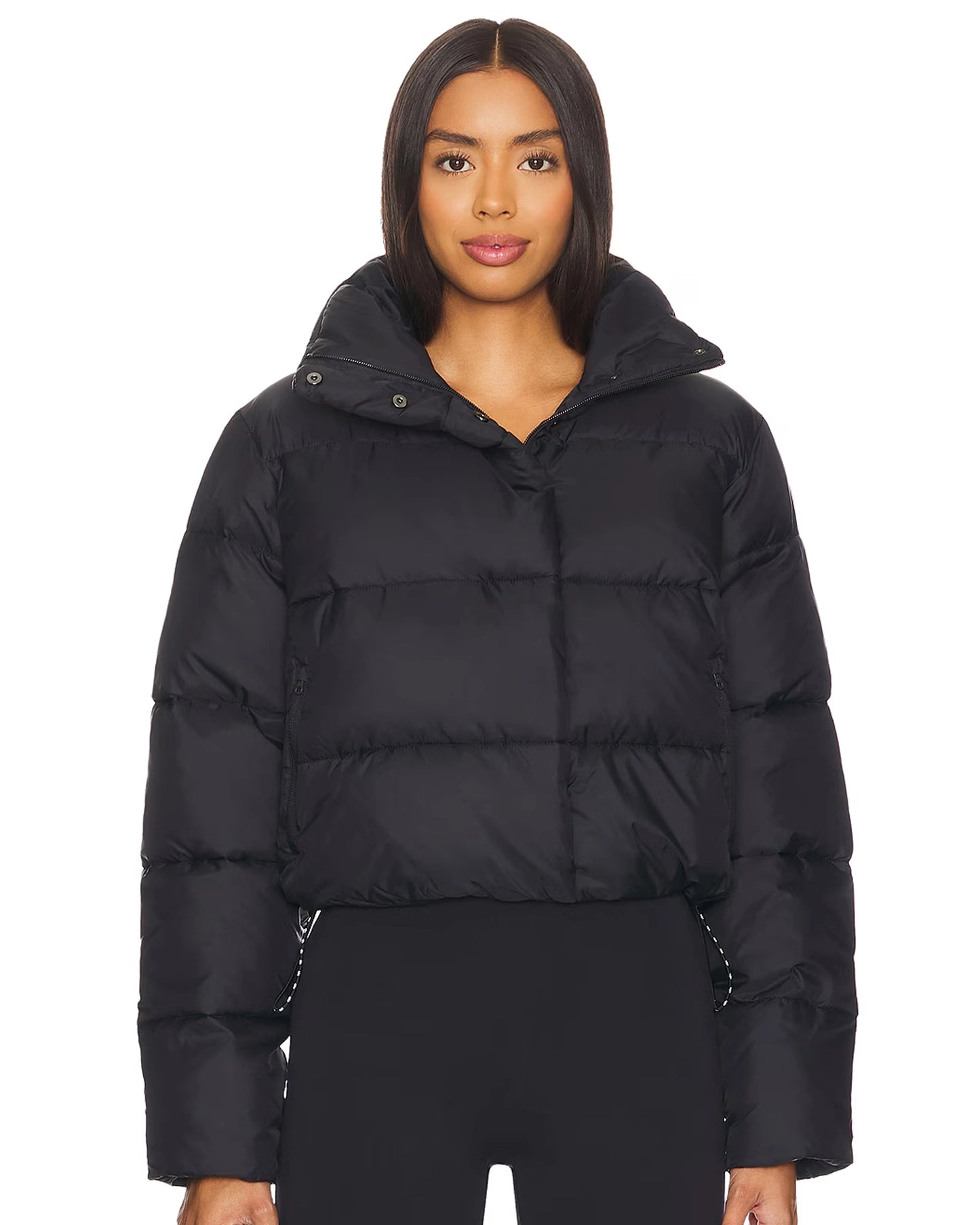 Alo-Gold-Rush-Black-Puffer-Jacket