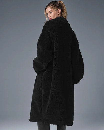 Alo-Yoga-Oversized-Sherpa-black-Trench-Coat