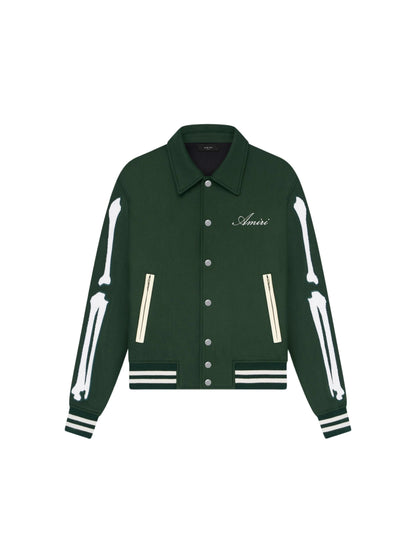 Amiri Bones Jacket_Green-Varsity