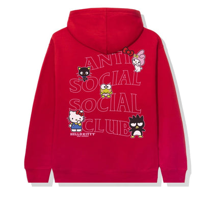 Anti Social Social Club Hoodie Red