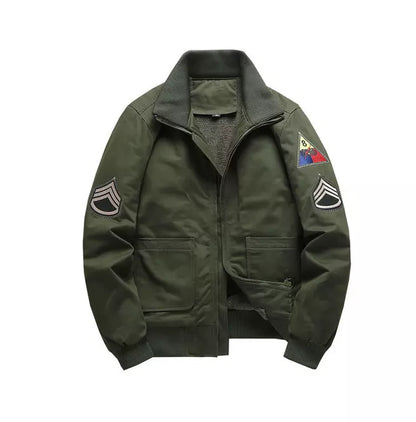 Army Shearling Jacket For Men - Zing Apparel