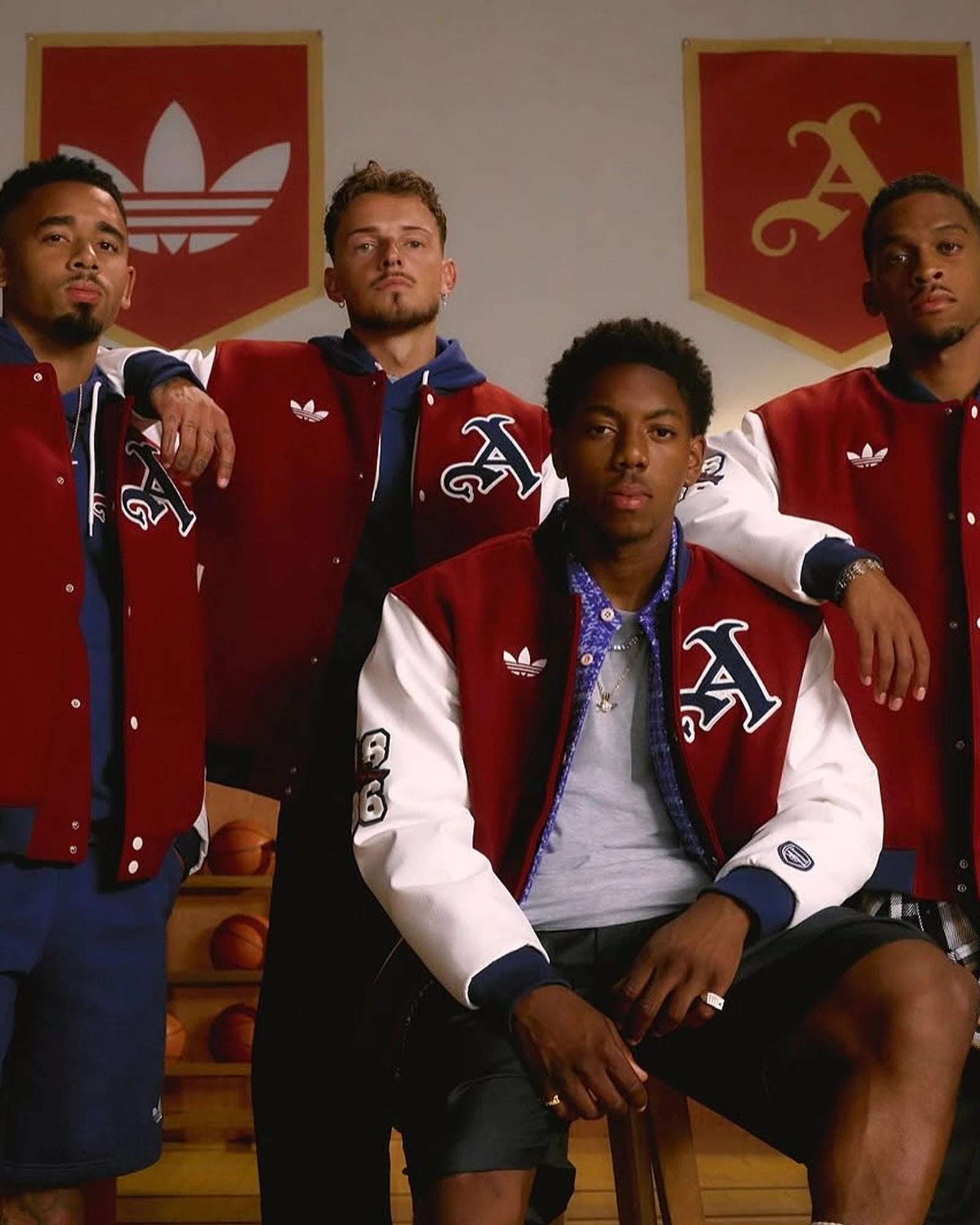 Arsenal.red.and_White_Varsity_Jacket