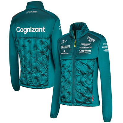 Aston Martin Cognizant F1 2022 Official Team Hybrid Jacket For Sale