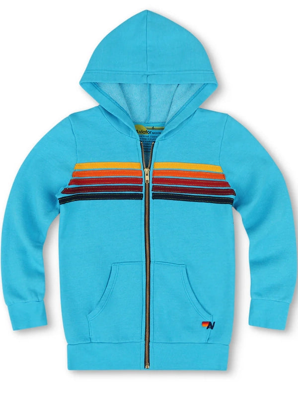 Aviator Nation Hoodie Blue Zip