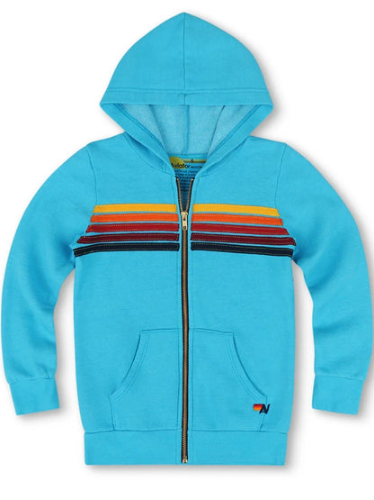 Aviator Nation Hoodie Blue Zip