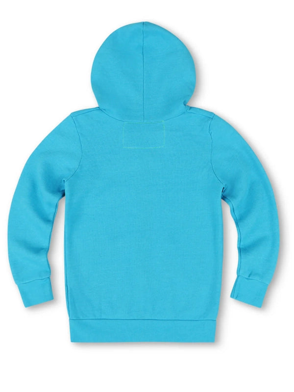 Aviator Nation Hoodie Blue Zip Back