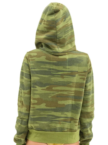 Aviator Nation Hoodie Camo Zip Back