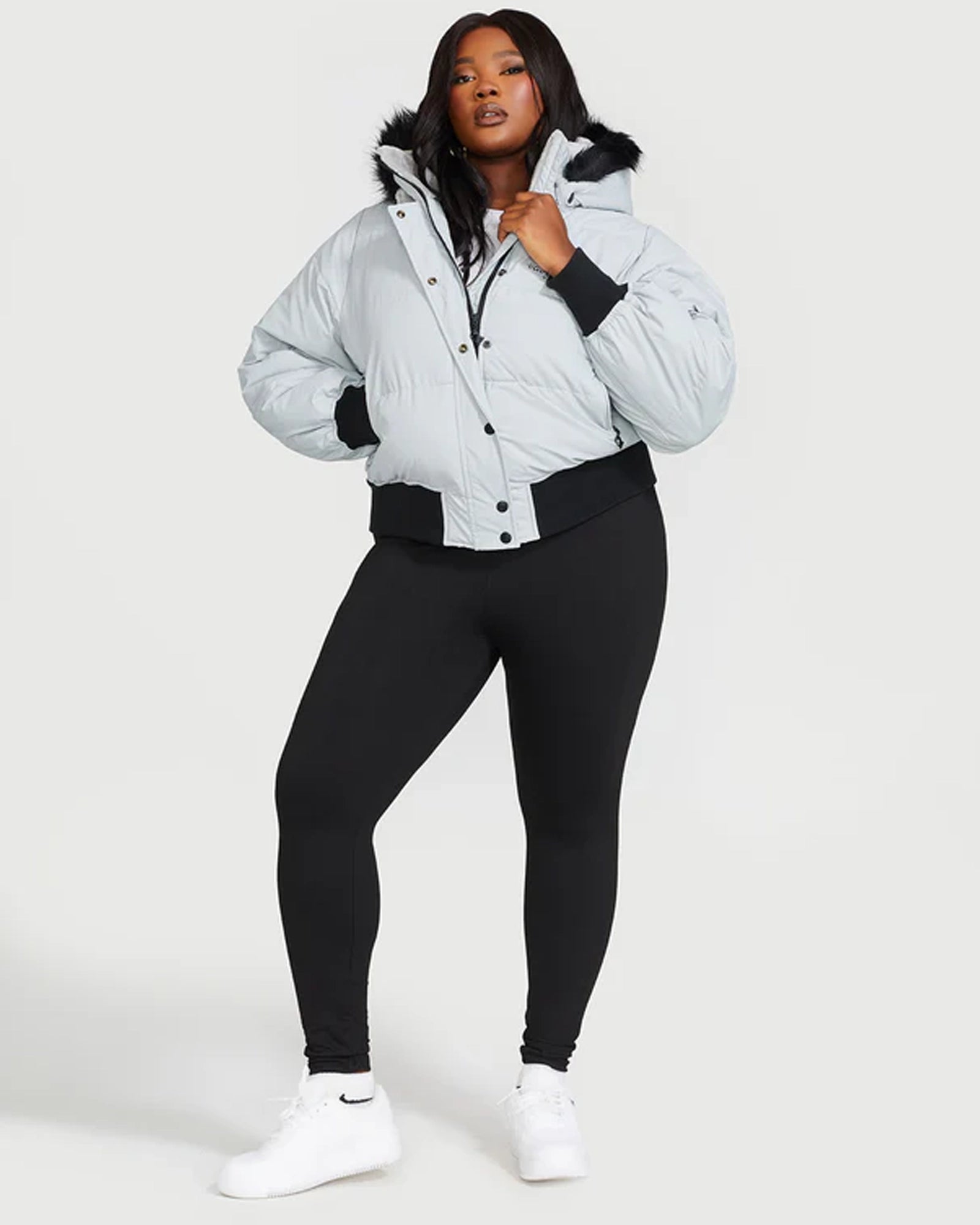 Baby-Phat-Gray-Puffer-Jacket