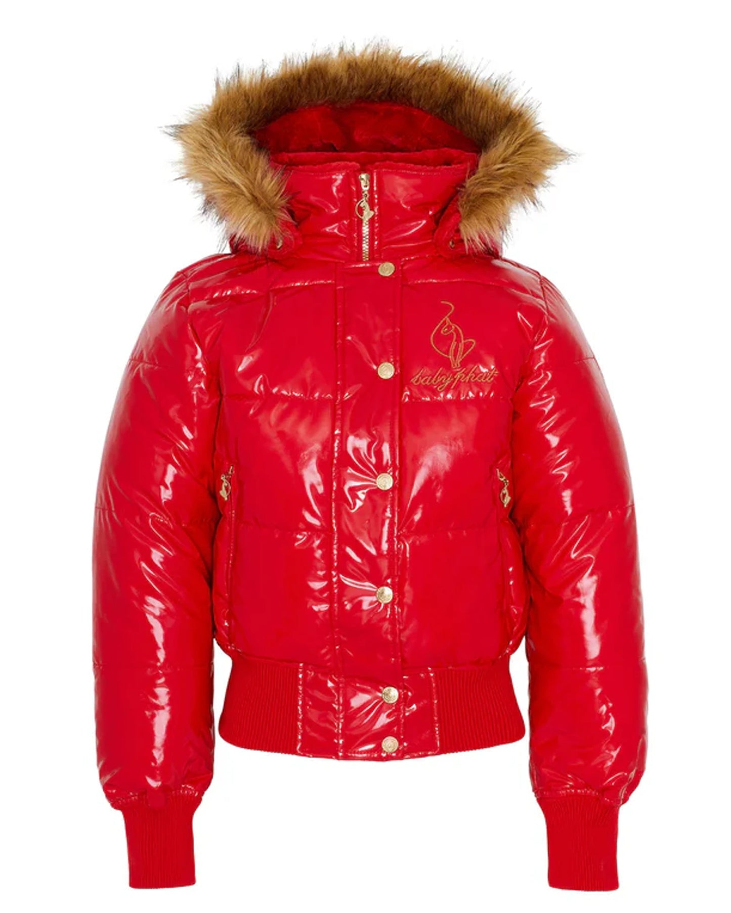 Baby-Phat-Puffer-Jacket-Red