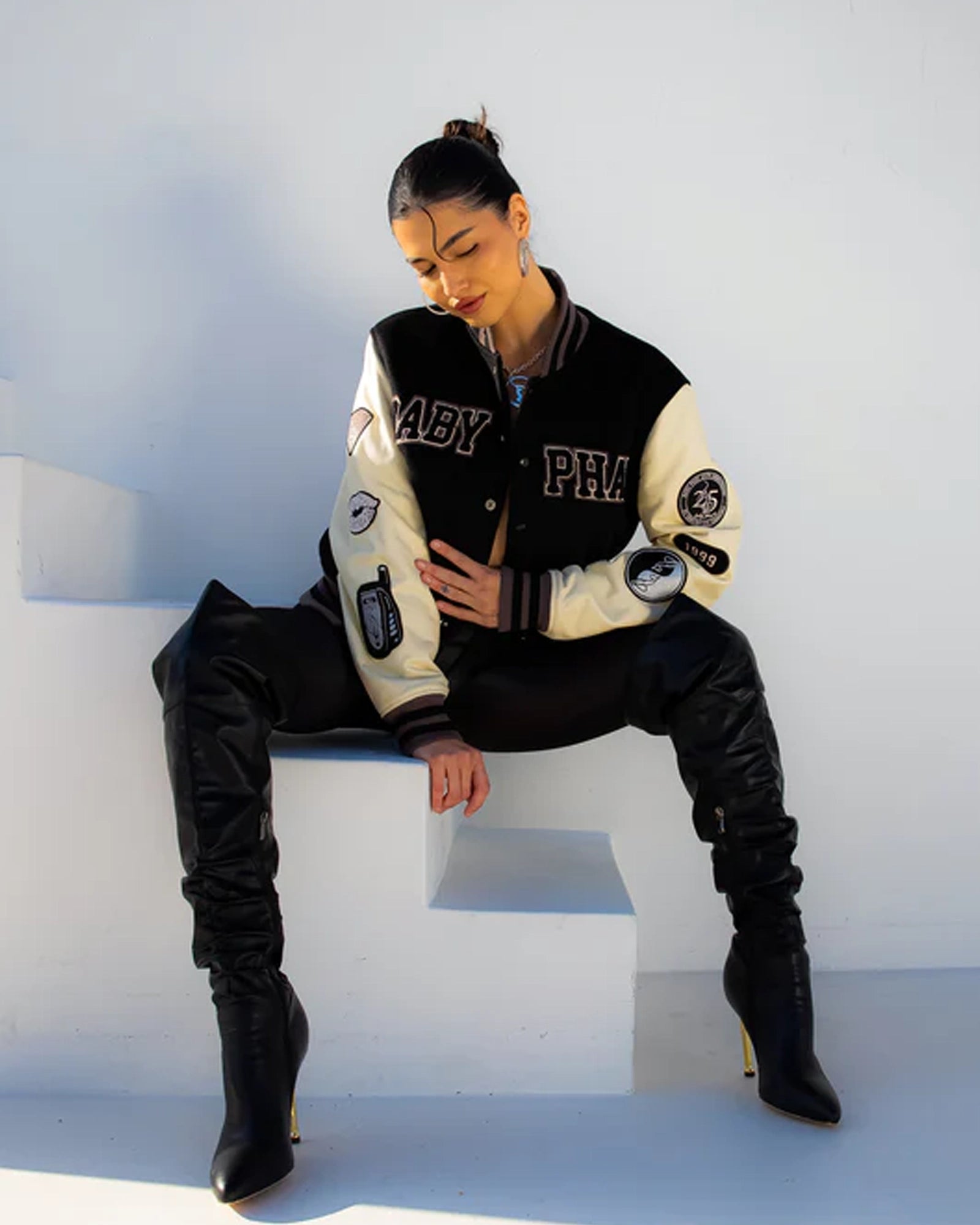 Baby-Phat-Varsity-Black-Jacket