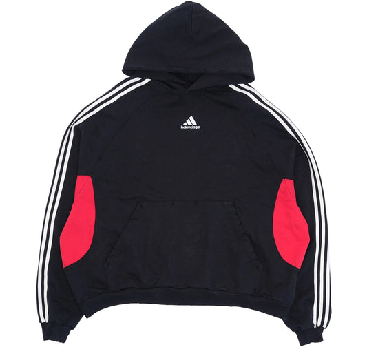 Balenciaga-x-Adidas-Black-And-Red-Hoodie-Sale