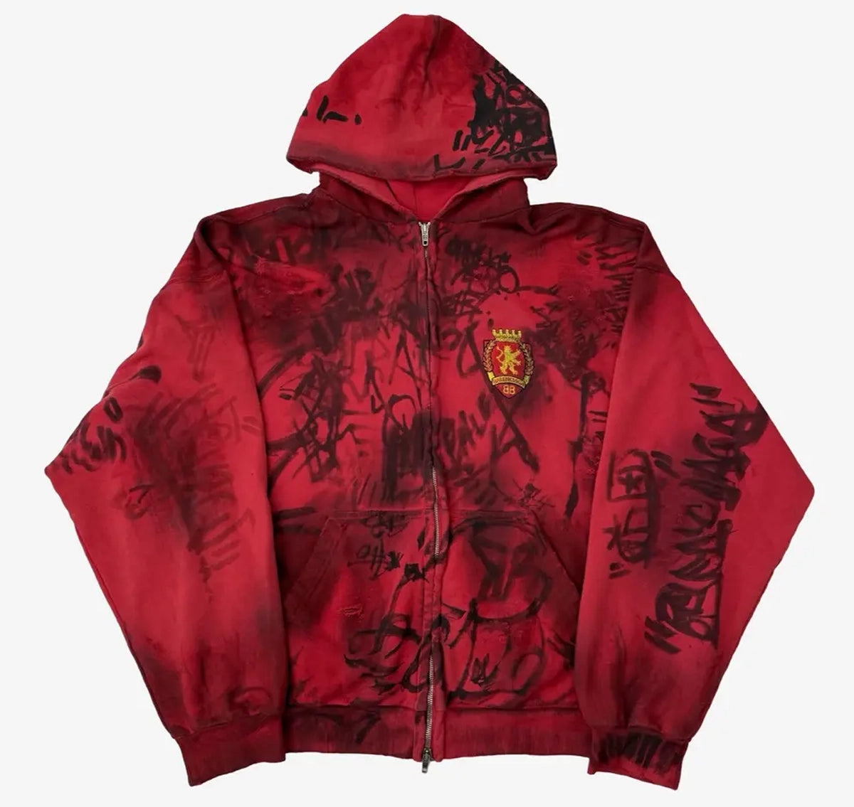 Balenciaga_Red_Skater_Hoodie_For_Sale