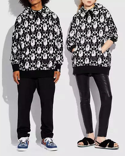 Bape-X-Coach-Hoodie-Black