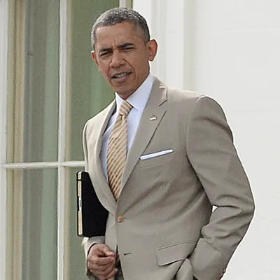 Barack Obama Tan Suit
