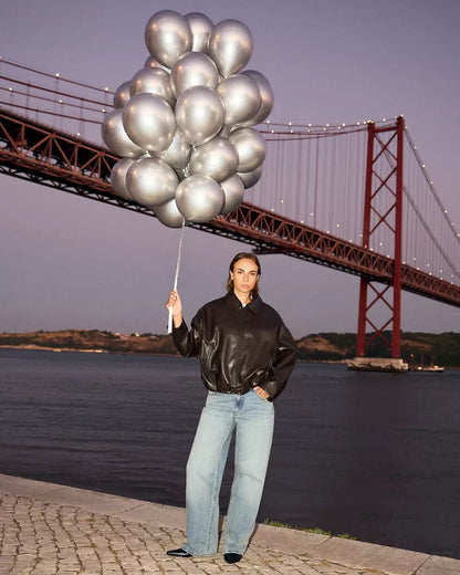 Bershka-Leather-Jacket-Brown