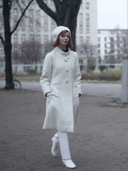 The Queen’s Gambit Beth Harmon White Coat