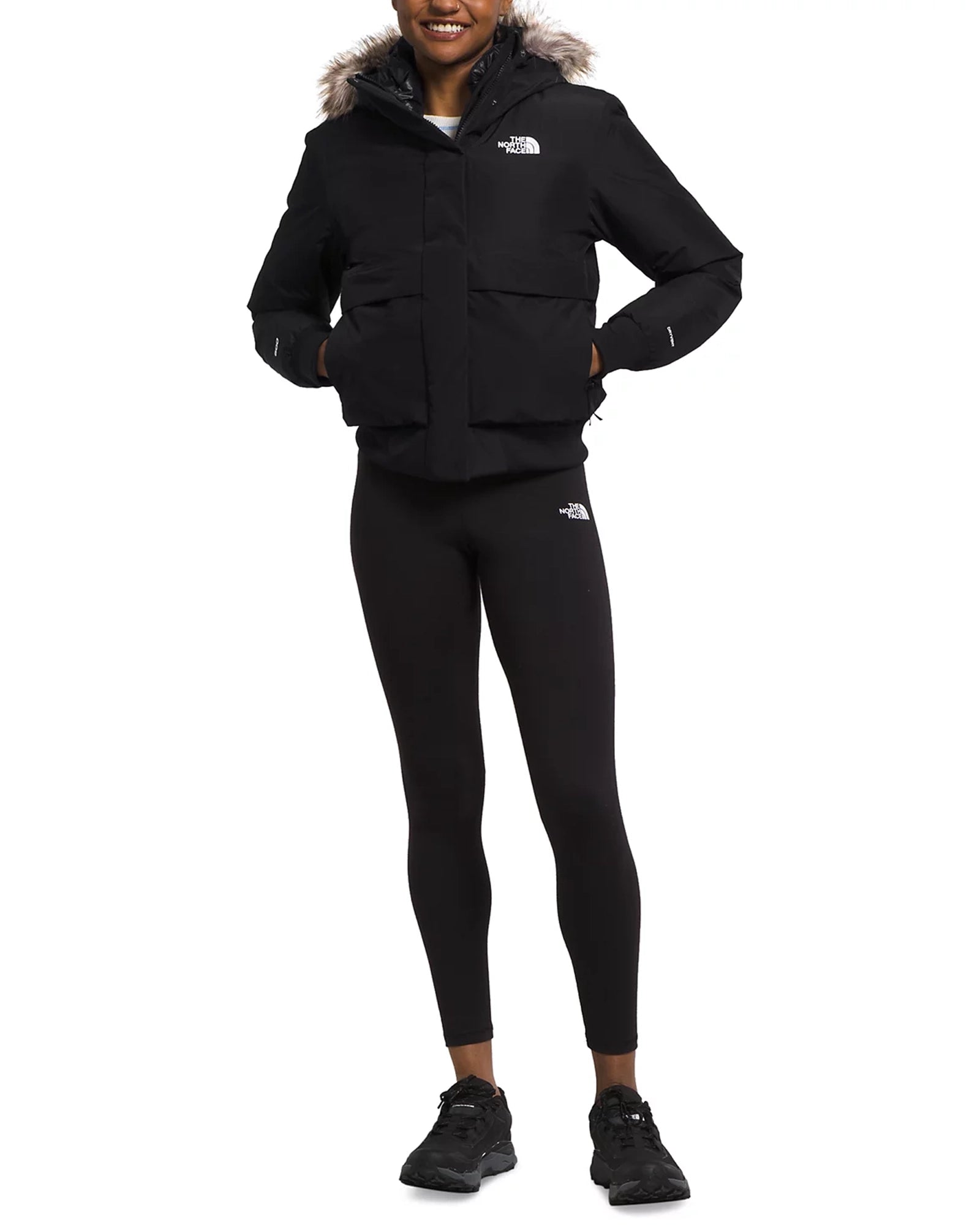 Black-North-Face-Bomber-Jacket-Womens