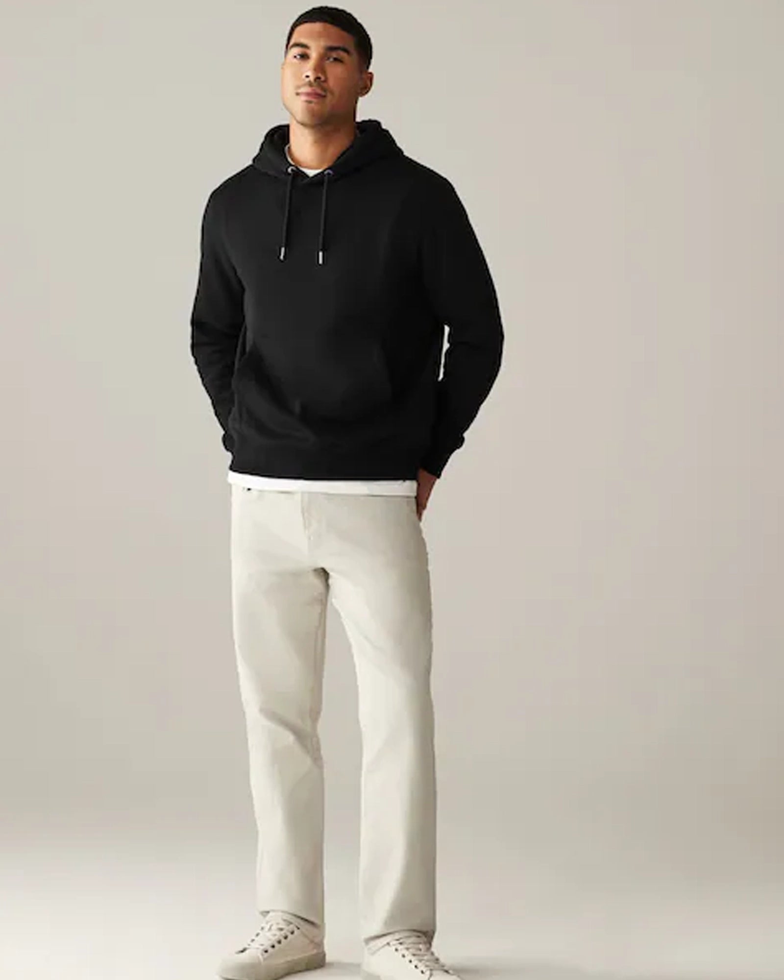 Black-Regular-Fit-Rich-Jersey-Fabric-Black-Hoodie