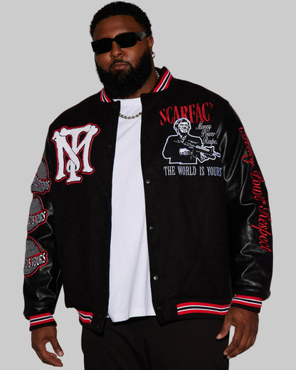 Black-Scarface-Varsity-Jacket