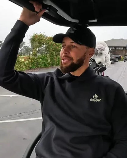Black-Stephen-Curry-Golf-Pullover-Fleece-Hoodie