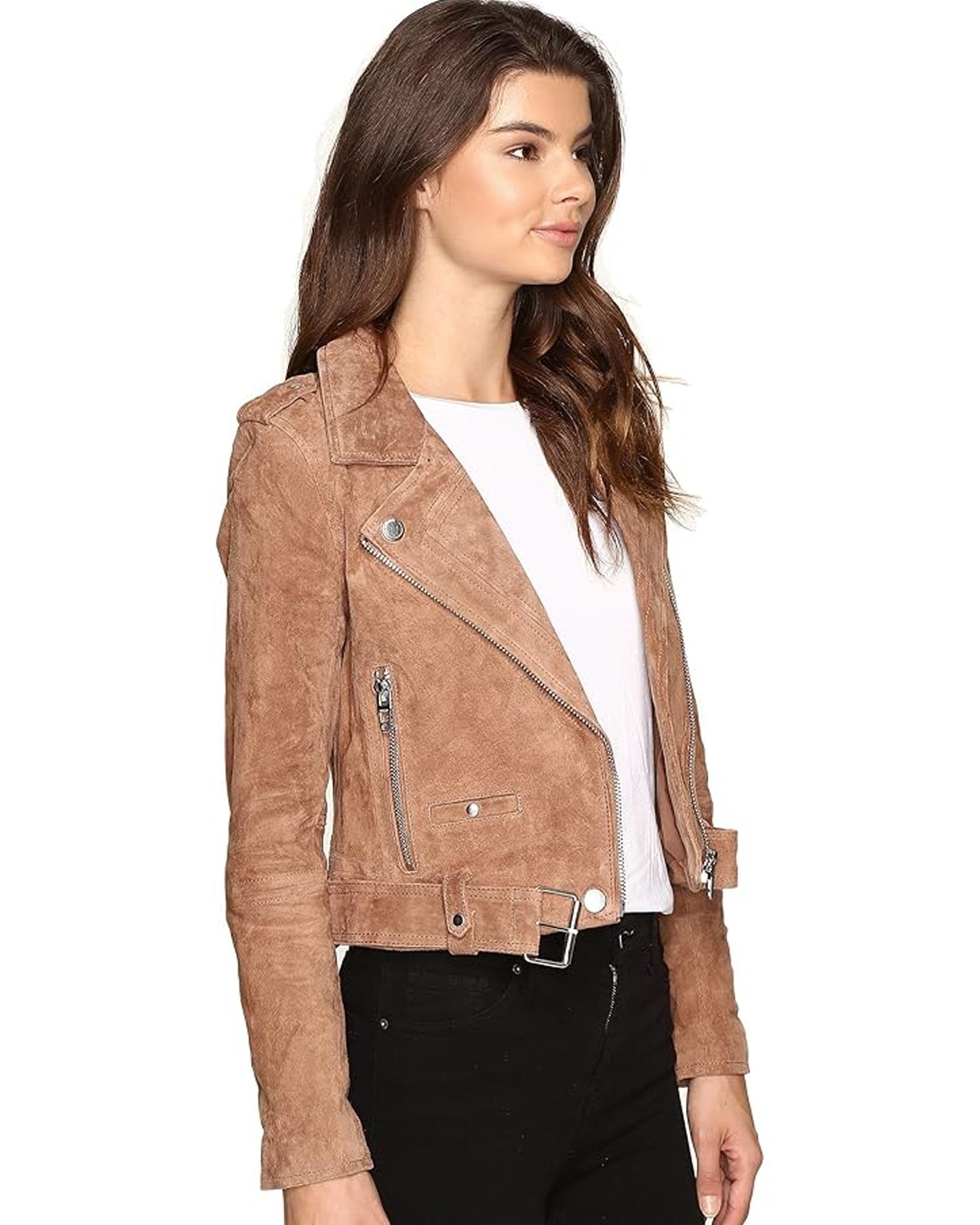 Blank NYC Suede Moto Jacket