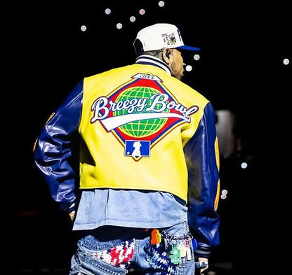 Breezy Bowl XX Letterman Varsity Jacket