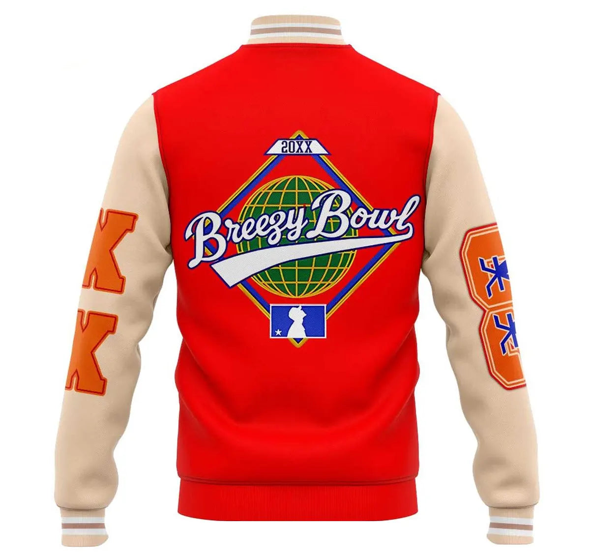 Breezy Bowl XX Letterman Varsity Jacket