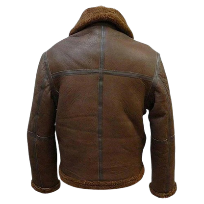 Brown-Shearling-Jacket-For-Men-Special-Edition-BackView