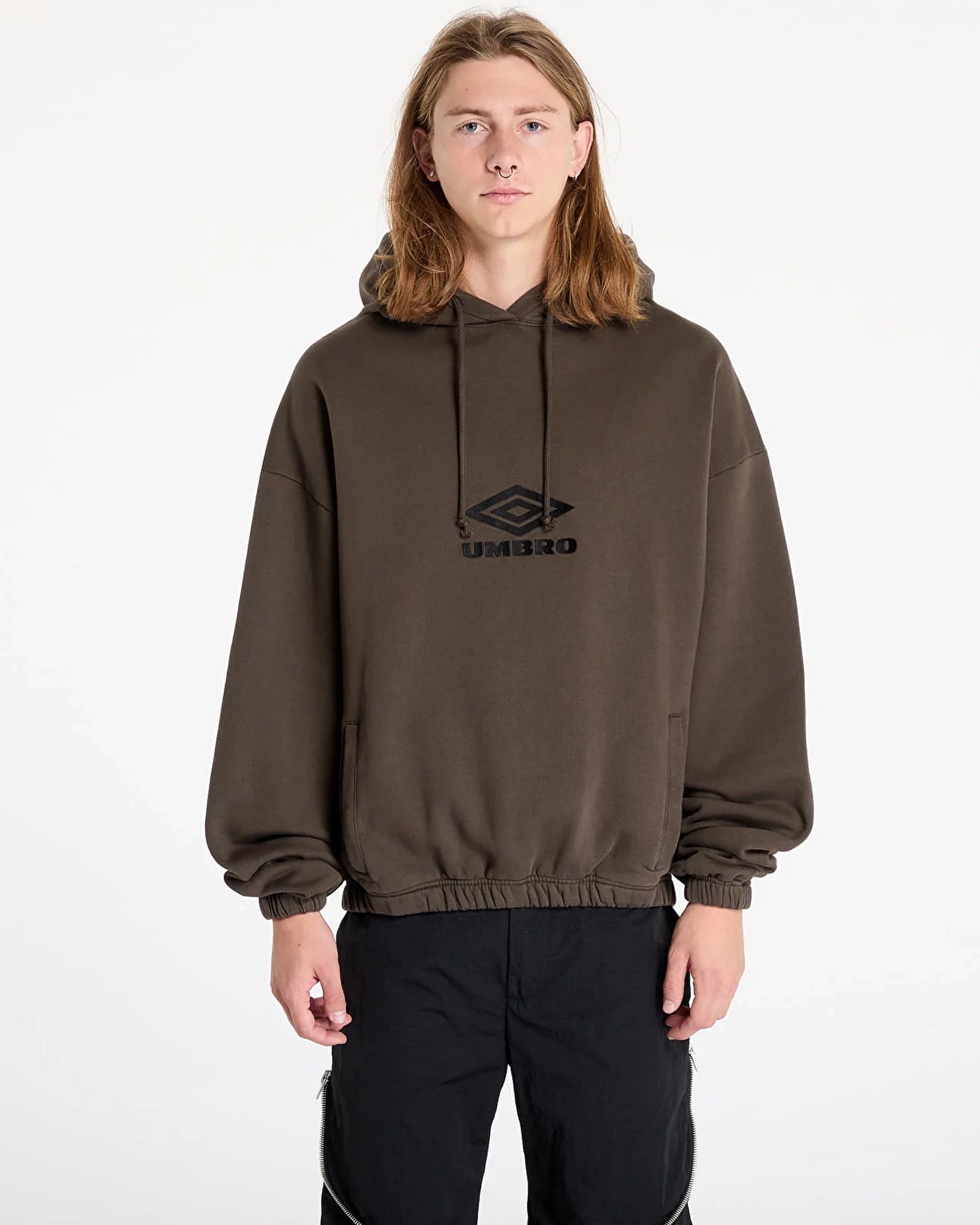 Brown-Umbro-Balaclava-Hoodie