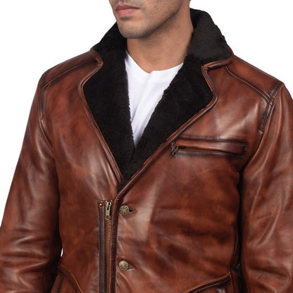 Buy-Rocky-Brown-Shearling-Leather-CoatView