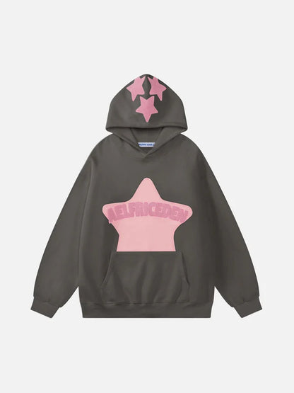 Buy Aelfric Eden Vintage Embroidery Star Hoodie