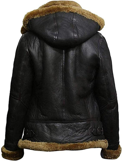 Buy B3 WWII Aviator Flying Shearling Jacket