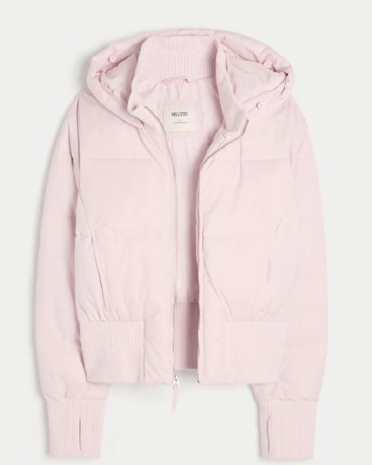 Hollister Pink Puffer Jacket