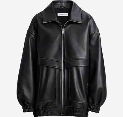 Buy_Nour_Hammour_Beck_Oversized_Leather_Jacket