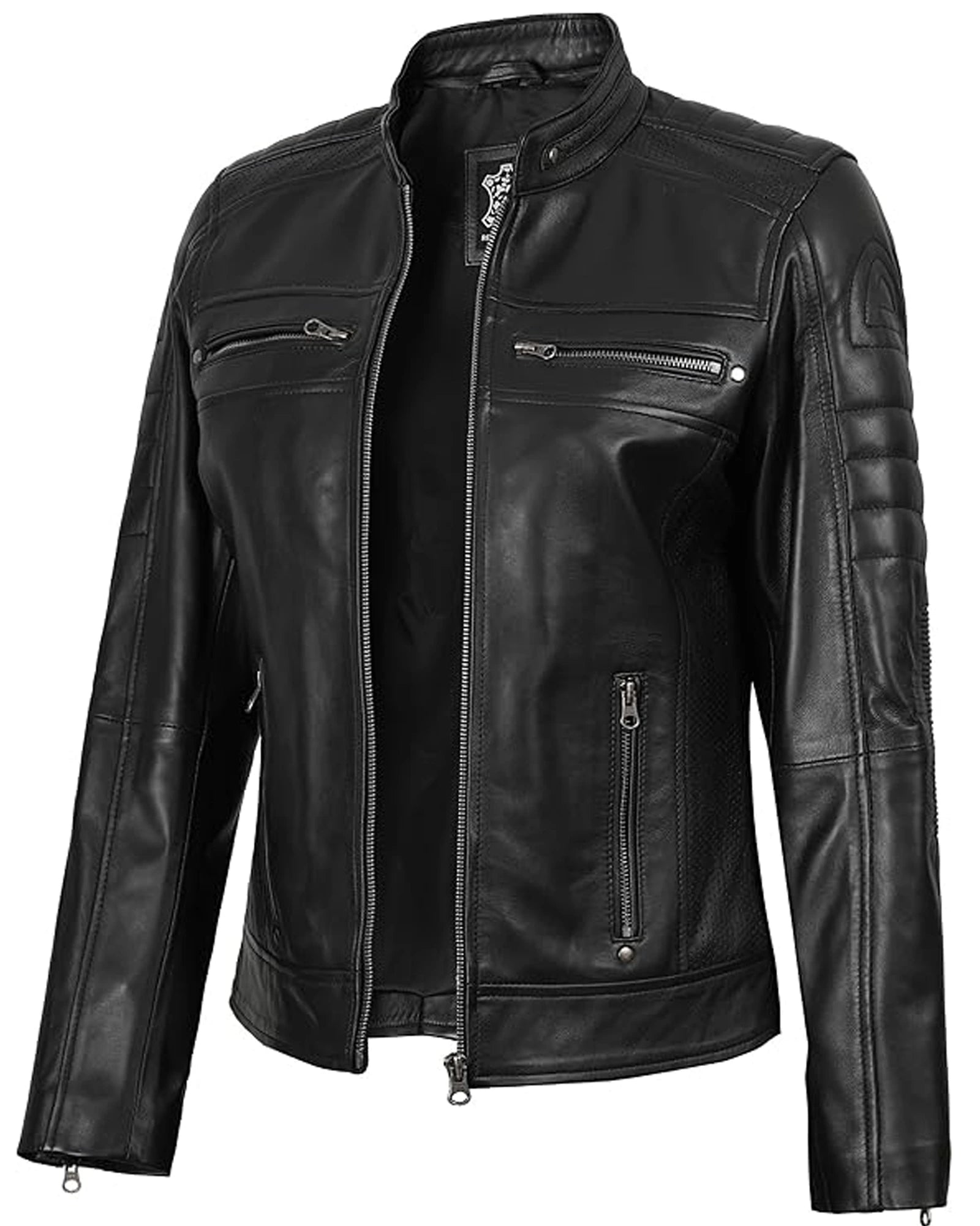 Cafe-Racer-Slim-Fit-Black-Leather-Jacket