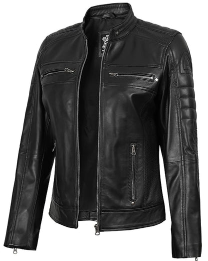Cafe-Racer-Slim-Fit-Black-Leather-Jacket
