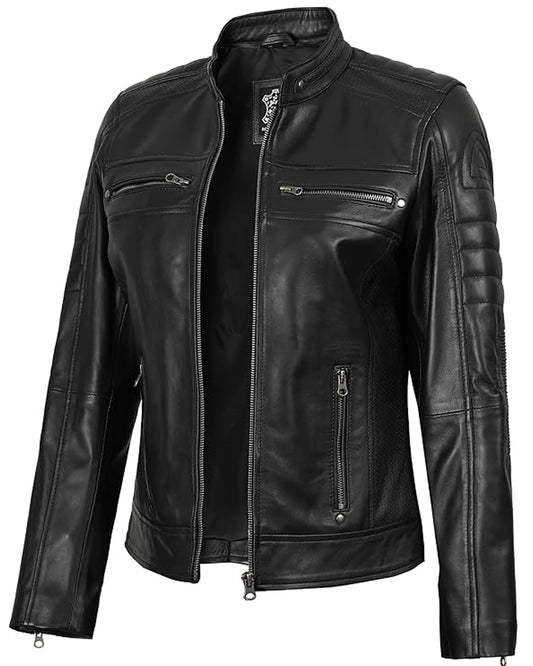 Cafe-Racer-Slim-Fit-Black-Leather-Jacket