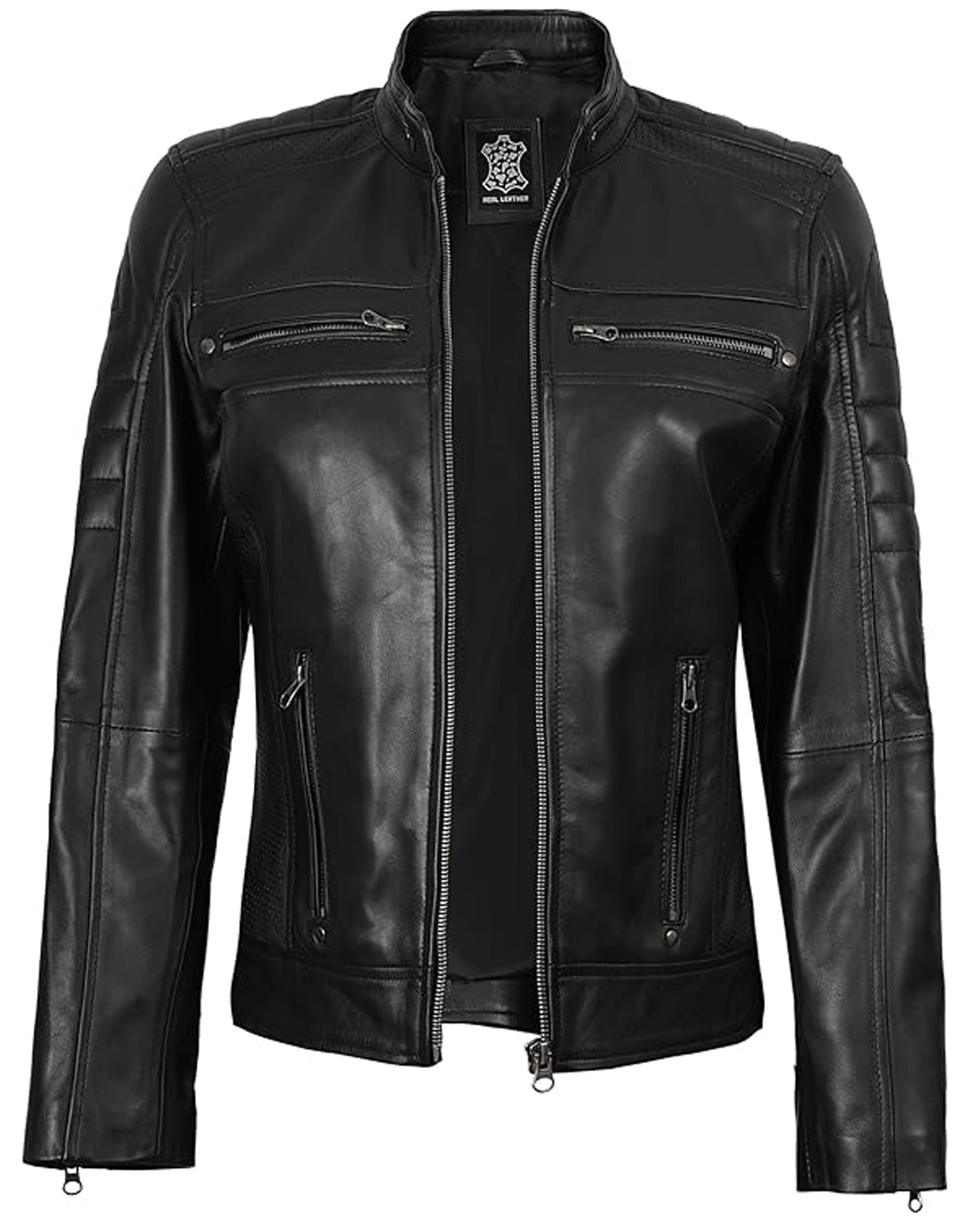 Cafe-Racer-Slim-Fit-Black-Real-Leather-Jacket
