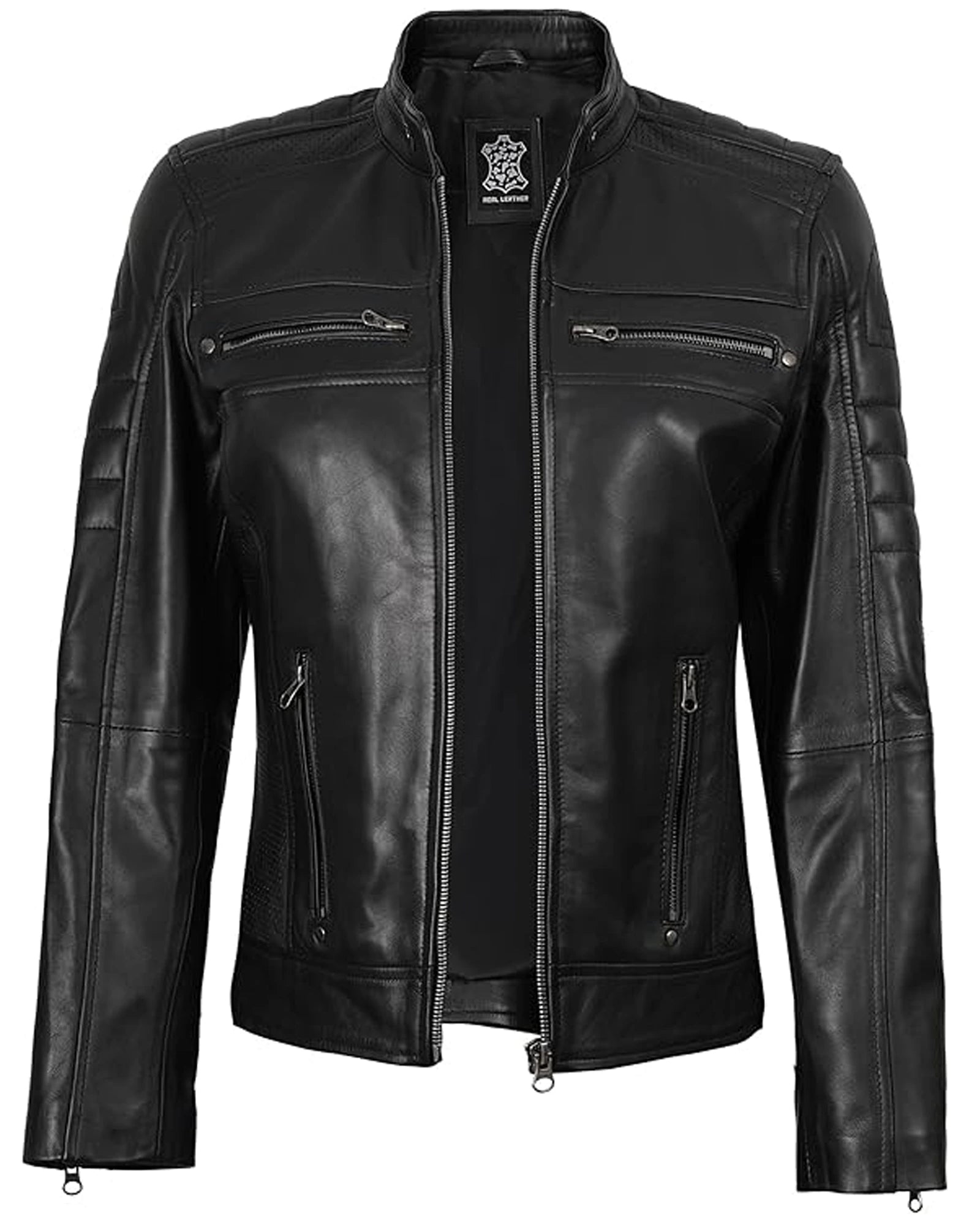 Cafe-Racer-Slim-Fit-Black-Real-Leather-Jacket