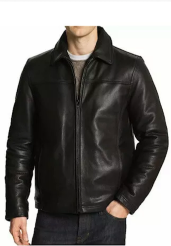 Cafe Racer Bomber Biker Leather Jacket