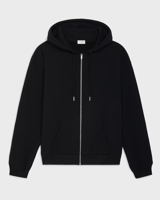 Celine-Loose-Zipped-Hoodie-In-Fleece