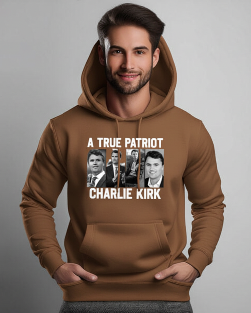 Charlie-Kirk-Freedom-Hoodie-Brown
