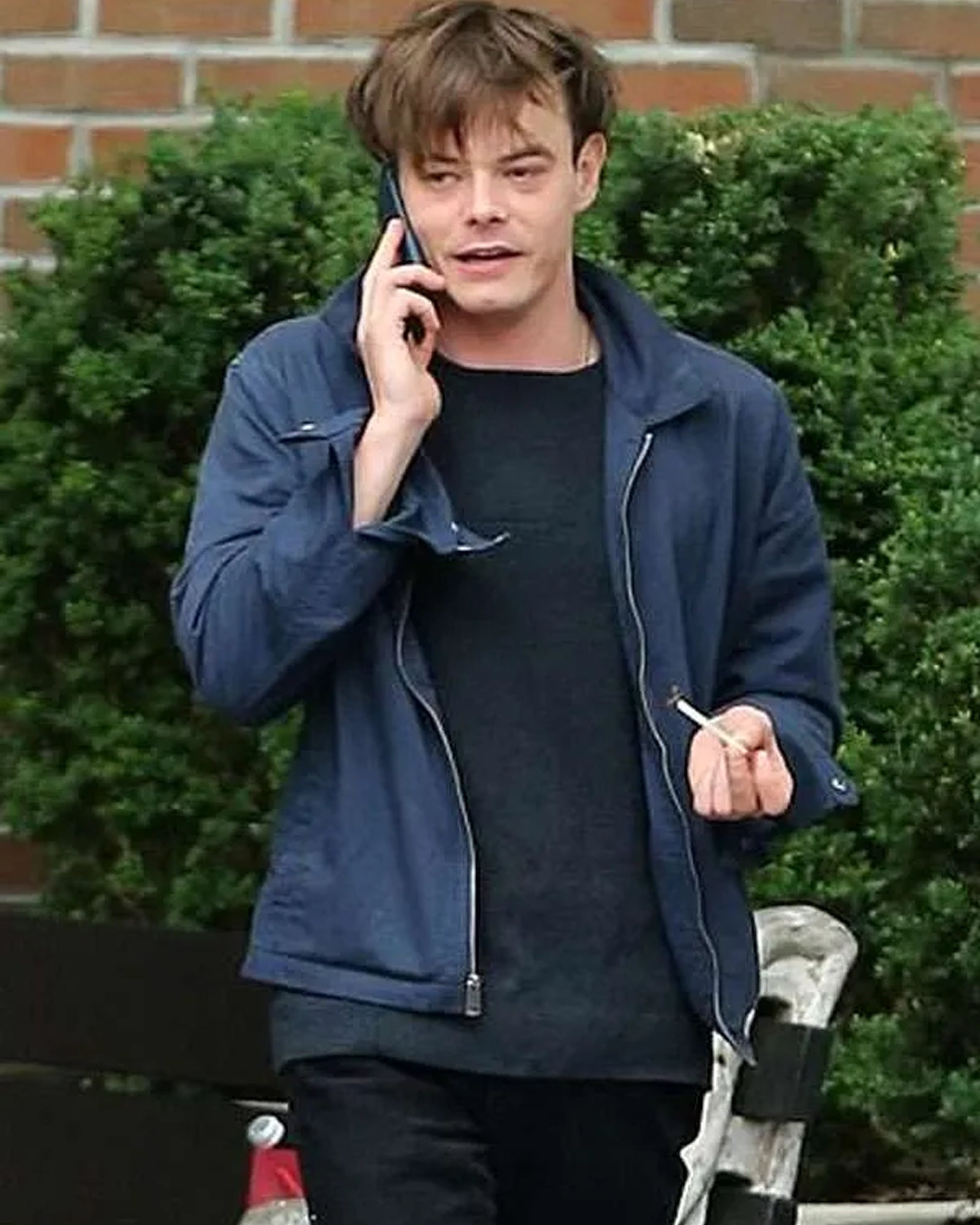 Charlie Heaton Stranger Things Blue Jacket