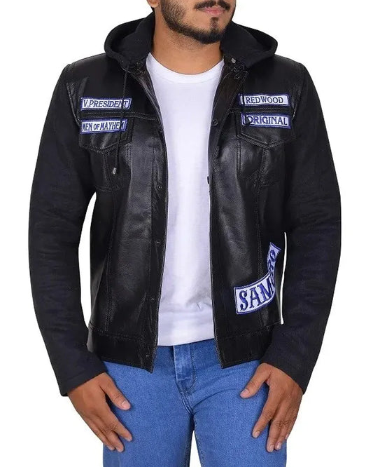 Charlie Hunnam SOA Sons of Anarchy Leather Jacket