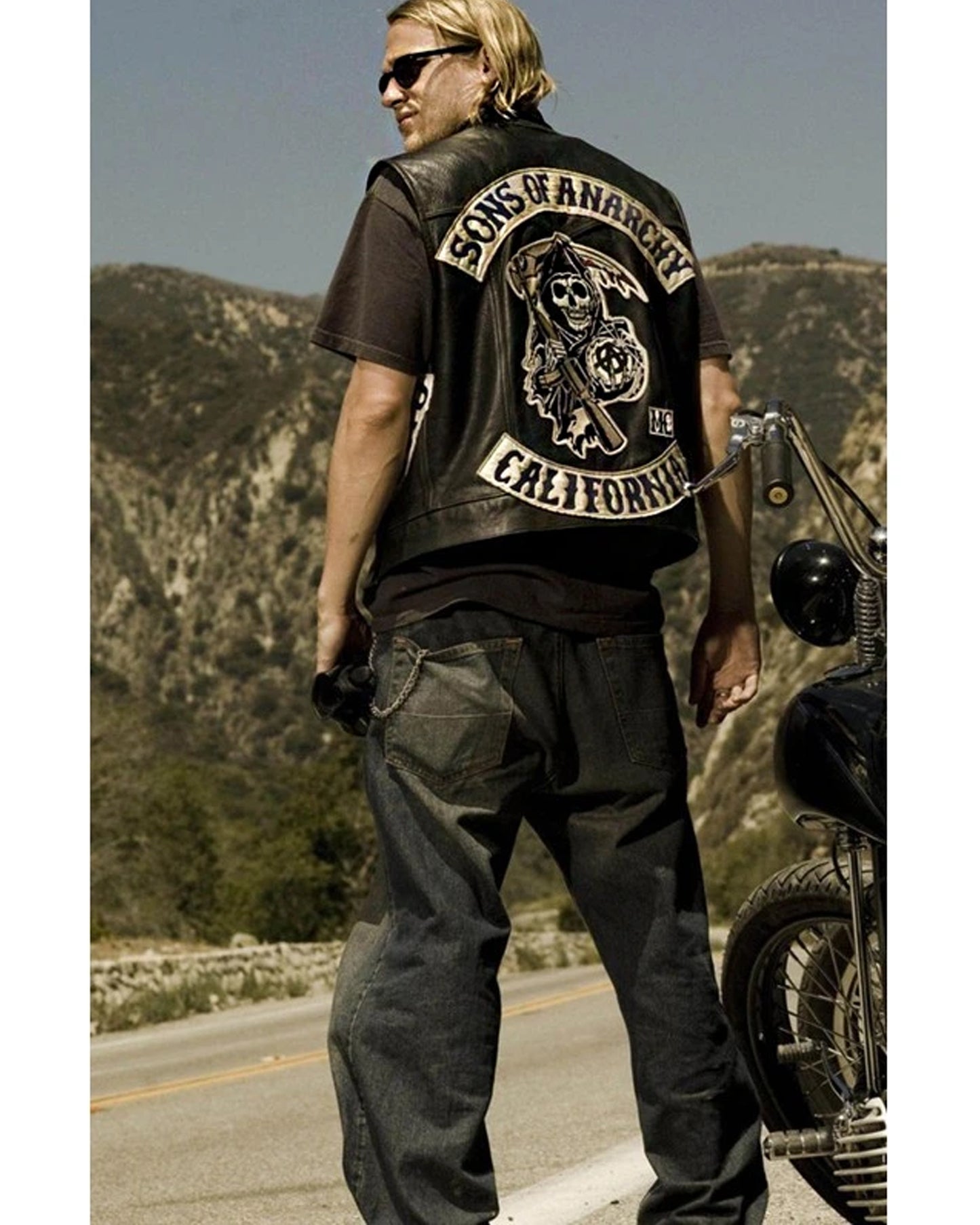 Charlie Hunnam Sons of Anarchy Leather Vest
