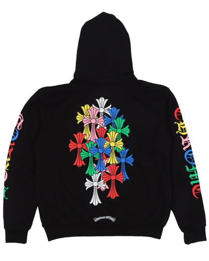 Chrome_Hearts_Cross_Hoodie_Black_Multicolor