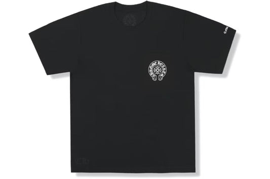Chrome_Hearts_Horse_Shoe_Logo_Pocket_T_Shirt_Black