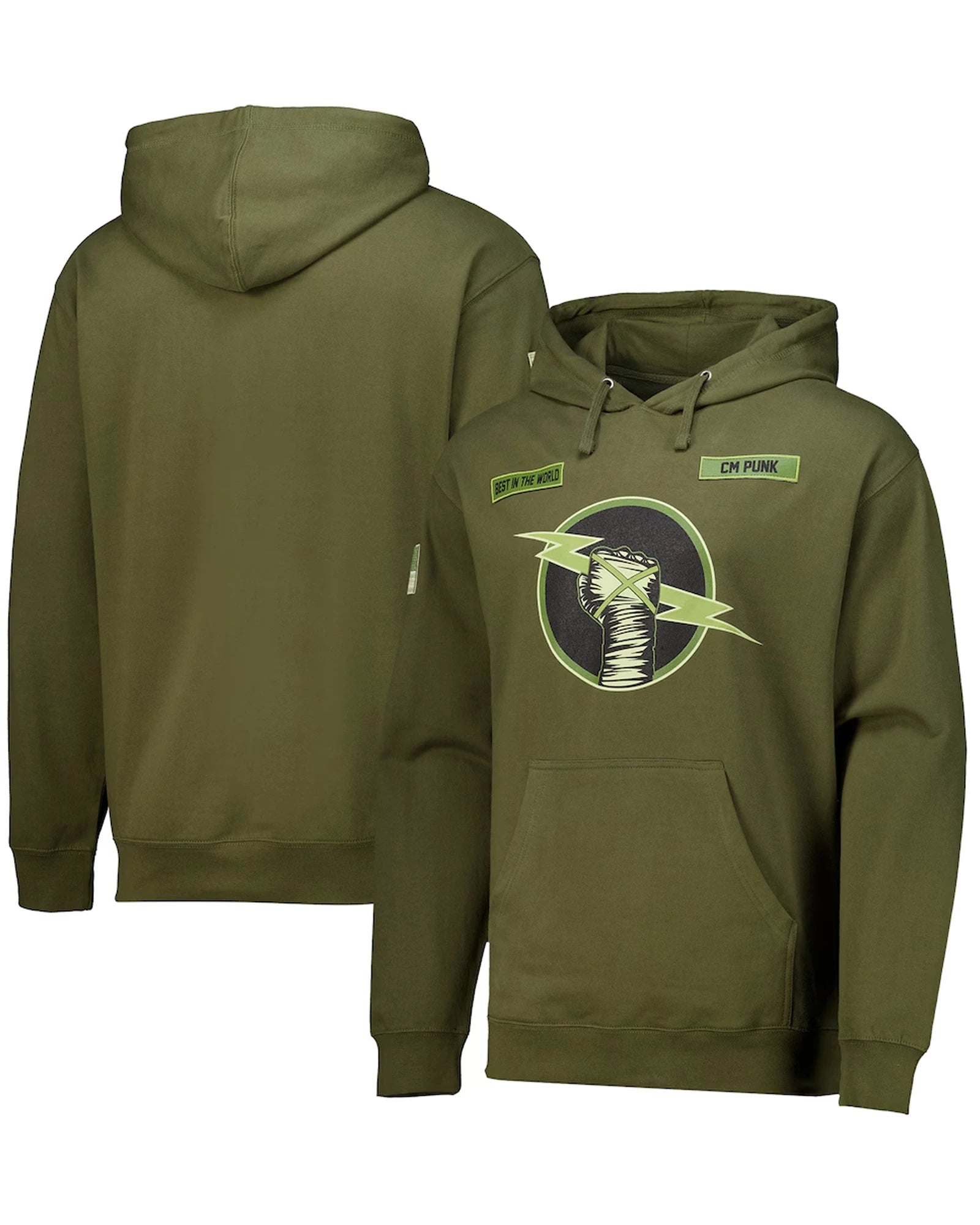 Cm-Punk-New-Hoodie-Green